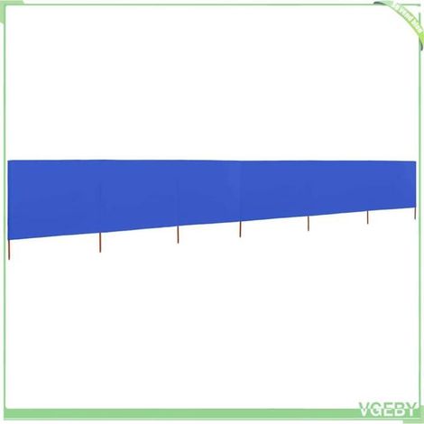 Paravent 6 panneaux - FAFEICY - 47185 - Tissu non tissé - 800 x 160 cm - Bleu azuré (1/5)