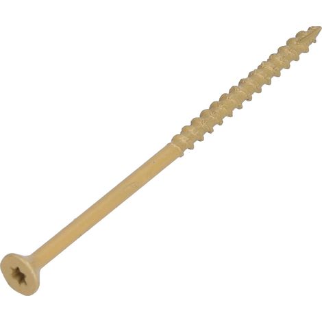 100 vis à tête fraisée ronde T25 à denture demi-étoile pour le travail du bois, 4,8 x 100 mm (1/5)