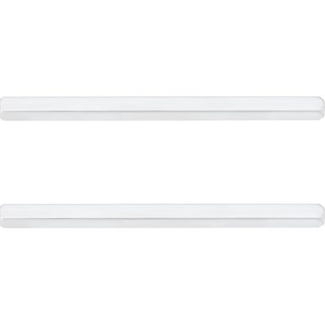 2 - Tige De Serrure - Axe De Poignée - Acier Massif Carré 6 Mm - Pour Porte Et Fenêtre - Argenté - 100 Mm