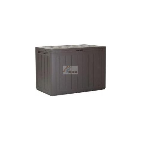 190 litri Prosperplast Boardebox de plastica in colore ocra scuro 78 x 43,3 x 55 cm (1/4)