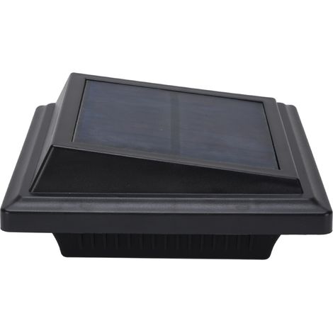 Lampe solaire LED pour gouttière IP65 imperméable capteur jour/nuit pour terrasse clôture mur escalier jardin déco (1/5)