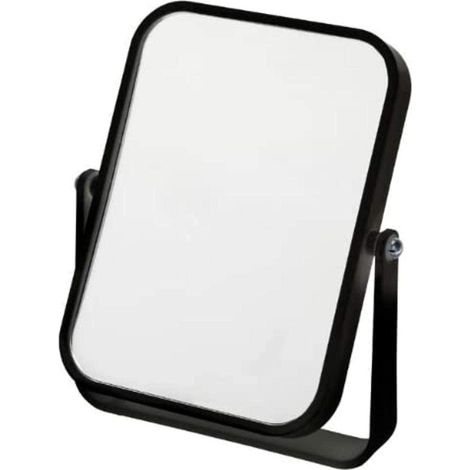 Miroir de voyage ou de salle de bain sur pied Fancy Plastic Goods, noir (1/3)