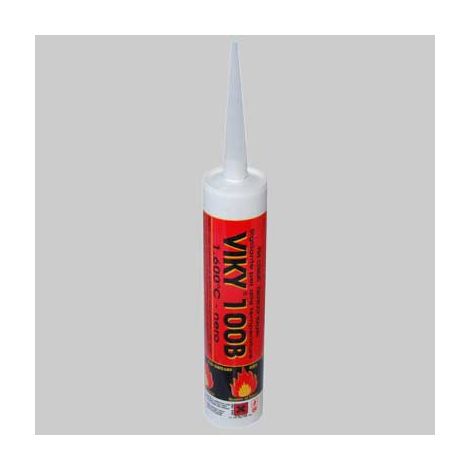 CEMENTO PER ALTE TEMPERATURE VIKY 100B  500 gr Nero     MADE IN ITALY