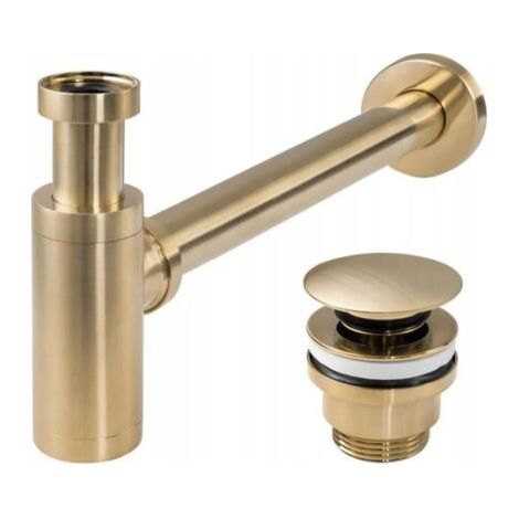 SIFÓN PARA LAVABO REA MAT GOLD (1/4)