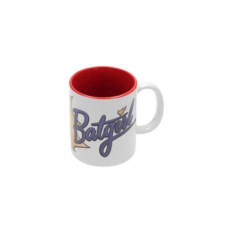 SD toys Batgirl Baseball Design Becher, Keramik, White und Rot, 10x14x12 cm