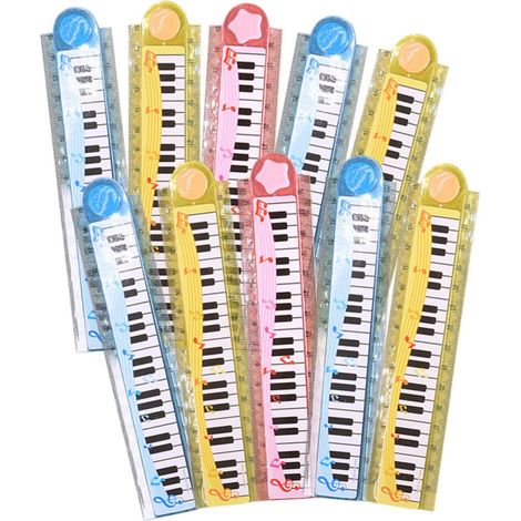 Règle Multifonction Pliable 30cm pour Garçon et Filles, 10 Pièces Couleur Aléatoire (1/5)