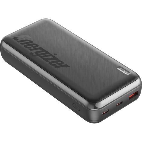 Energizer - 20K high capacity fast charging power bank - 20000mAh - Black