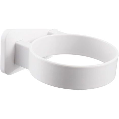 CSPARCV (White) Hairdryer Holder, Hairdryer Holder without Drilling, Hairdryer Holder, Self-Adhesive Hairdryer Holder without Drilling, Hairdryer Holder, Hairdryer Holder for Wall Mounting
