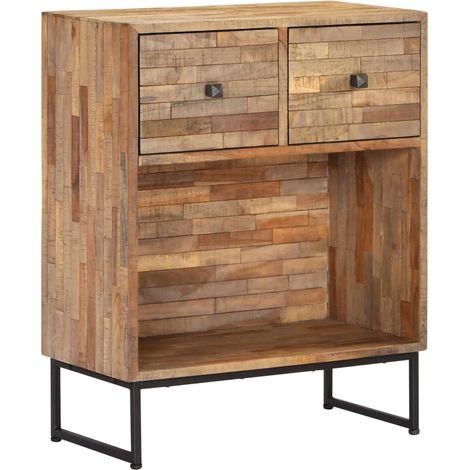 Sideboard Recyceltes Teakholz 60x30x75 cm vidaXL (1/5)