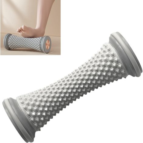 Rouleau Massage Pieds - 1 Pièce - Caoutchouc Ergonomique - Soulage Fasciite et Douleurs - Maison et Voyage - Compact et Portable (1/5)
