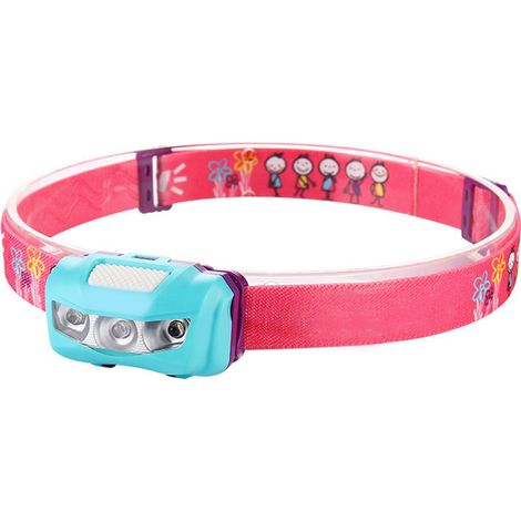 Lampe frontale pour enfants,dirigéLampe frontale pour la course nocturne, la randonnée et le camping, bleu ciel (1/5)