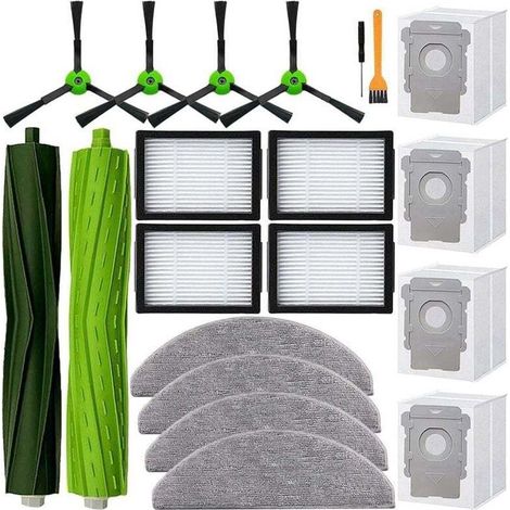 Kit d'accessoires pour Combo I5+ J5+ : brosse à rouleau, filtre, serpillière, sac d'aspirateur, brosse latérale (1/4)