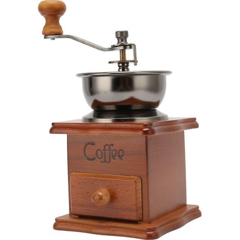 Moulin à café manuel style vintage pour la maison, les cafés et les salons de thé. (1/5)