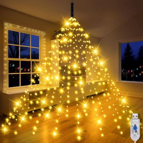 Guirlande Lumineuse Sapin de Noël 400 Led 2mx20 Guirlande Sapin de Noël Lumineux Led Lumiere décoration (1/5)