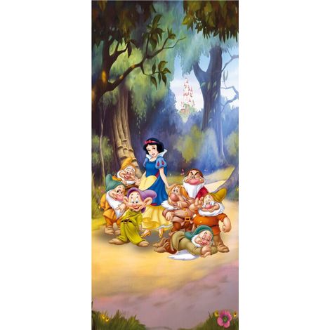 Poster porte Blanche neige Princesse Disney intisse 90X202 CM (1/4)