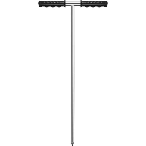 Lntyq Sonde de sol en acier inoxydable, outil de tige de terre réglable pour localiser fosses septiques, tuyaux souterrains, tuyaux d' (1/5)
