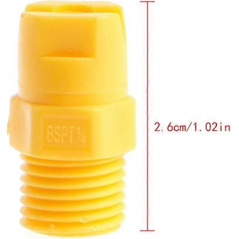 Flat Fan Spray Nozzle Garden Orchard Vegetable Fruit Cleaning Watering for Tomatoes Potatoes Orange Watering Supplies (1/4)