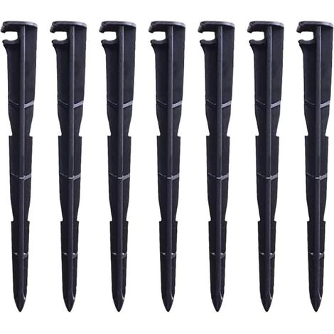 Lot de 50 AquaPEG piquets de Fixation pour Ligne d'égouttement, tuyaux d'irrigation et tuyaux gouteurs (1/4)