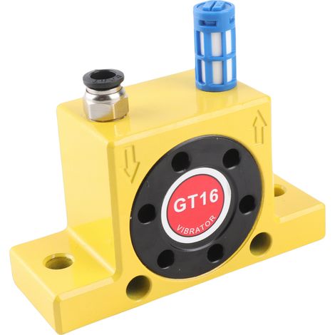 Vibrateur pneumatique à turbine 1/4 G 1220 à 3160N industriel pour convoyage et criblage de matériaux (1/5)