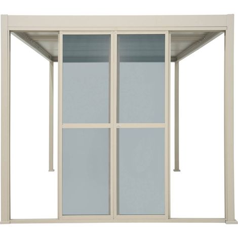 Portes pour pergola Evora grand modèle 3m argile - Hespéride