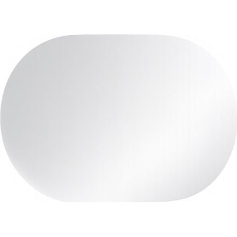 Espejo de baño LED, 90x55 cm, antivaho, luz regulable.
