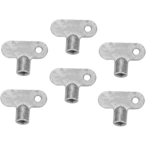 6pcs Square Radiator Exhaust Valve Wrench Easy to Install Durable Boiler Tool Prevent Water Leakage (1/5)