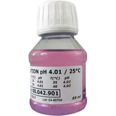 Astralpool – Régulateur de pH de piscine – Solution tampon pH 4 – Volume 65 ml – Pour calibrage régulateur pH - PH 4 DE