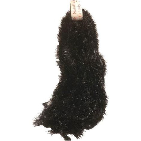 Mazzo di 24 fili festoni 2 metri - colore nero - addobbo decorazione natalizia