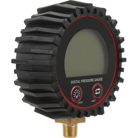 Gonfleur de pneus numérique manomètre 3-255 PSI avec écran LCD, filetage 10mm DC3.1V accessoire auto (1/5)