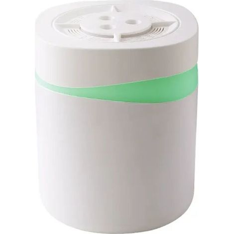 Diffuseur d'huiles essentielles, grande pièce, diffuseur sans eau, nébuliseur sans fil alimenté par batterie, purificateur d'air pour 600 pieds carrés, blanc (1/3)