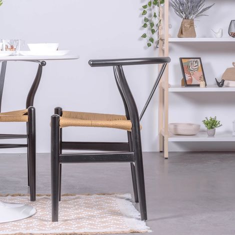Nest Dream - Chaise  en bois de hêtre - Wish - Noir