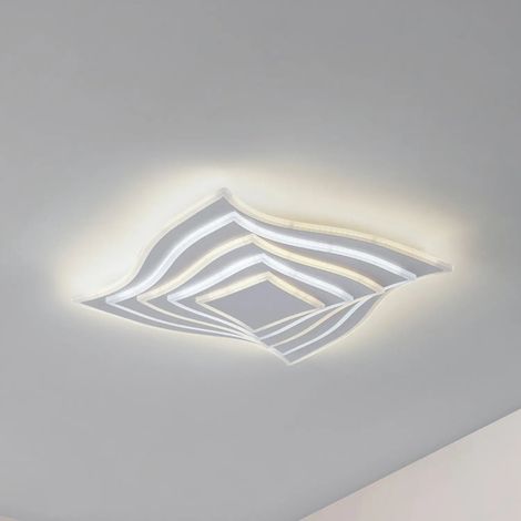 [GEBRAUCHT] B-Ware Lindby Led Deckenleuchte Leuchte Rebeka Led Decke 47x47cm Cct Fernbedienung