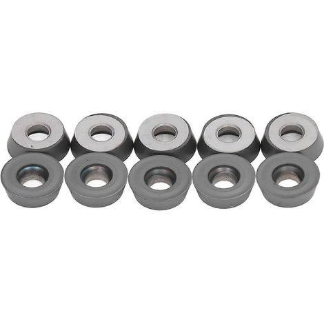 10 Stück CNC-Fräseinsätze, hochpräzise Hartmetall-Drehmaschineneinsätze, beschichtete Wendeschneidplatten für industrielle Forschung und Entwicklung