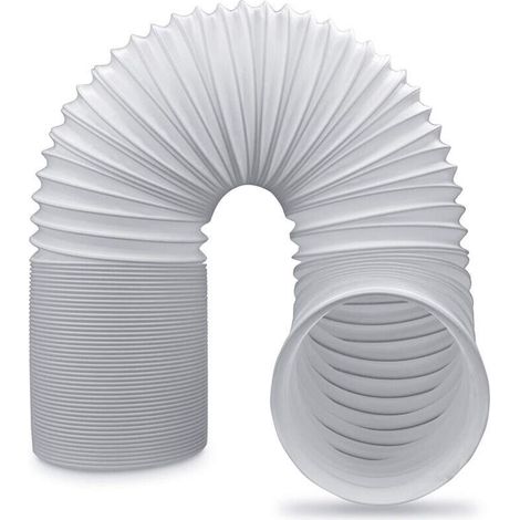 Tuyau D'éChappement Portable pour Climatiseur - 5 Pouces de DiamèTre 59 Long Tube Flexible Universel dans le Sens Inverse des Aiguilles D'Une Montre (1/4)
