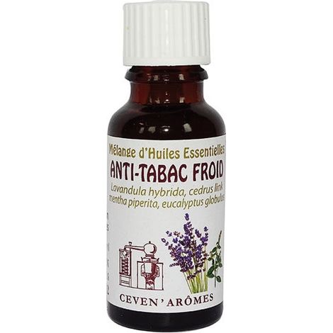 Mischung aus ätherischen Ölen gegen Rauchen, kalt 20 ml - Ceven Aromes