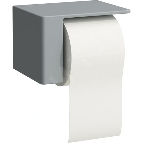 Laufen VAL - Porte-papier toilette avec couvercle, graphite mat H8722807580001 (1/3)