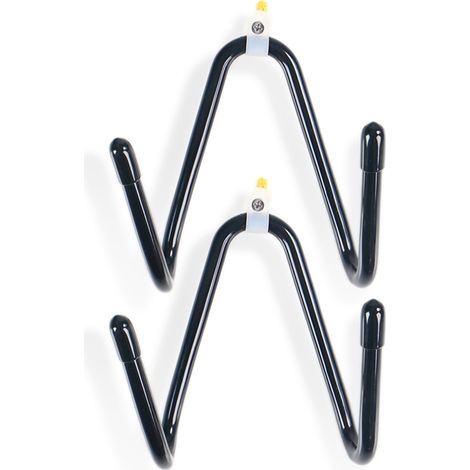 Juego de 2 soportes de pared para monopatines y longboards, almacenamiento colgante, capacidad de carga de 8 kg.