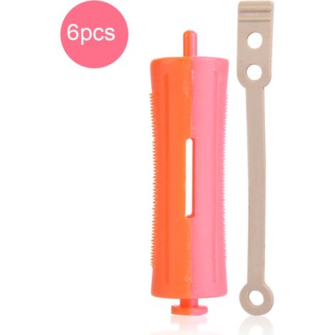 6 Rouleaux Cheveux Standard Bigoudis Chauffants Perm Wave Rods Pinces Curling Coiffure Outil SH-10 (1/5)