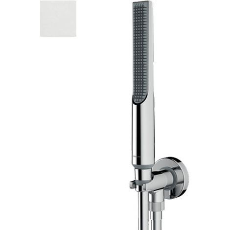 Ensemble douchette et prise d'eau blanc mat Apice - Bossini CE3004C045