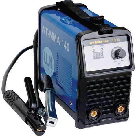 Equipo de soldadura por electrodo WT-MMA 140 con accesorios 20-140 A EQUIPO DE SOLDADURA