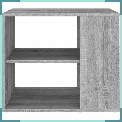 815814 Armoire latérale Sonoma gris 60x30x50 cm Bois d'ingénierie (1/5)