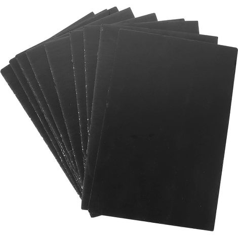 10 panneaux d'affichage en mousse, grands panneaux en mousse vierges-30.20X19.80X0.40CM-Black