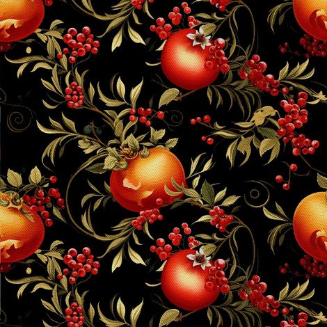 Tela decorativa para exteriores Oxford - Motivo frutal  DX6533 (1/5)