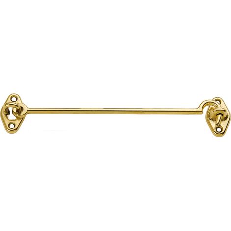 GANCIO FERMAFINESTRA OTTONE LUCIDO 200 MM- 12,0 pz