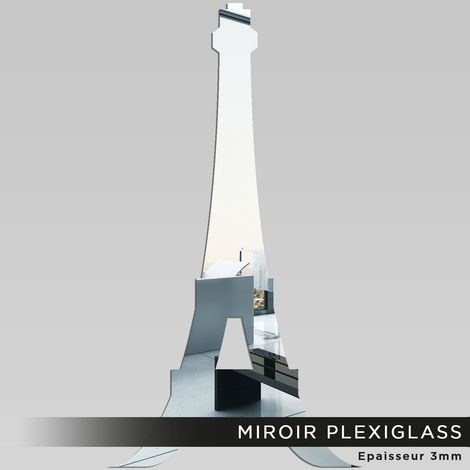 Miroir Plexiglass - Tour eiffel - 22x40 cm (1/2)
