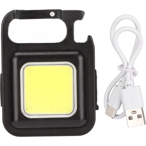 Lampe Torche COB Rechargeable Multifonction pour Randonnée Pêche Camping (1/5)