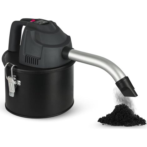 Aspiracenere elettrico da 4 L con motore da 600 W silenzioso - Filtro HEPA lavabile e serbatoio in acciaio rinforzato - Ideale per stufe a pellet, bar (1/5)