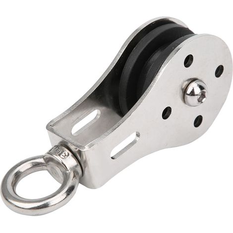Poulie de levage à roulement pour équipement de fitness, roue suspendue, poulie de traction silencieuse et fixe