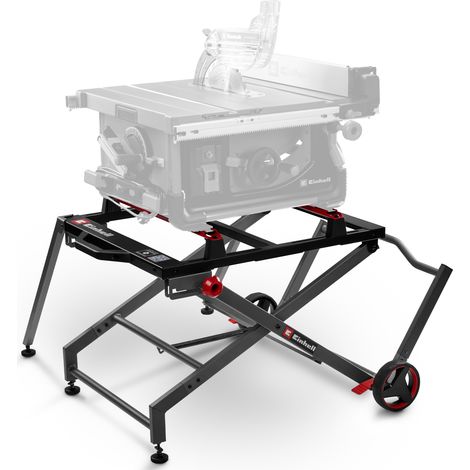 Original Einhell Sägen-Untergestell E-Stand TSS (Untergestell für Tischkreissägen, klappbar, Tragegriff, Räder, robuste Stahlkonstruktion, stabiler Stand) (1/2)