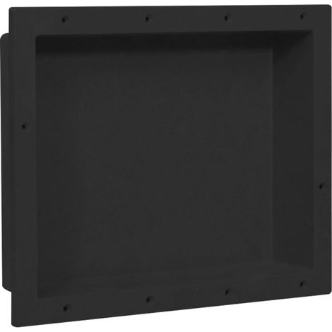 Niche de douche Noir mat 41x51x10 cm vidaXL (1/5)